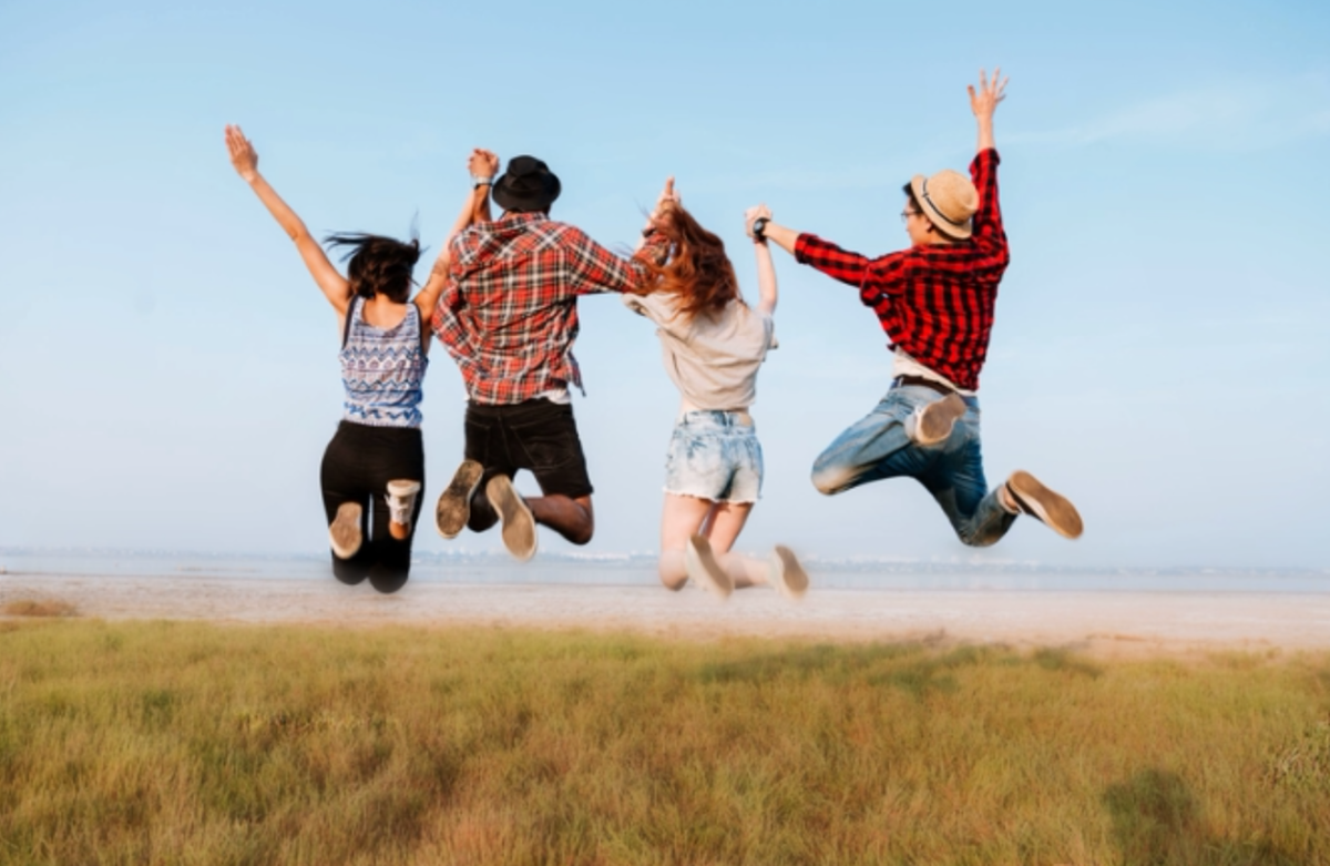 Радостные люди