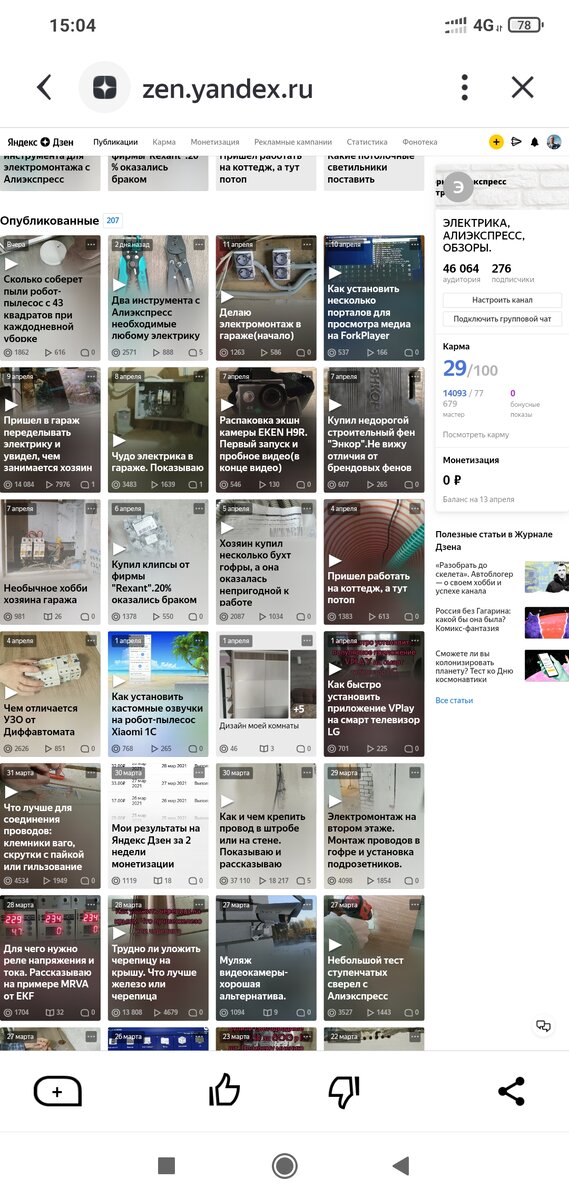 Мои публикации