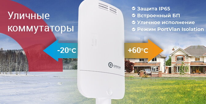 Уличные коммутаторы QTECH