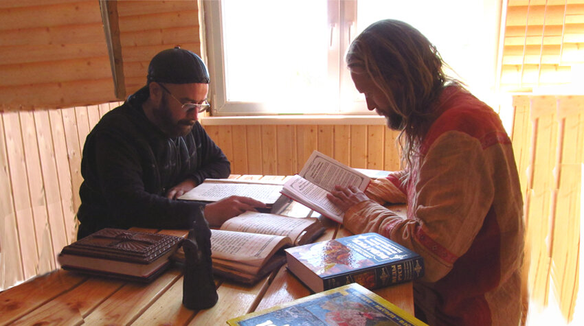 В Музее русской рунической культуры (ко мне зашёл Иван-царевич)