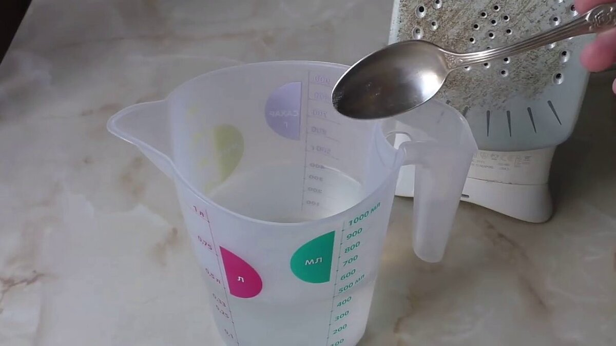 Воды нужно 500 мл