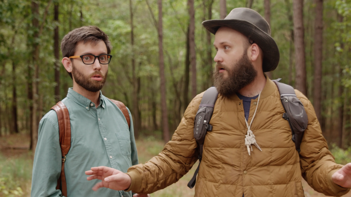 Кадр из фильма 15 Things You Didn't Know About Bigfoot. Режиссер: Zach Lamplugh. Оператор: Zach Lamplugh. Производство: Media Team, Paper Street Pictures, Secret Grampuh