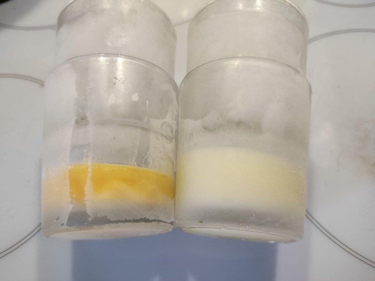 Часа два в морозилке, но можно и на ночь оставить. Емкость значения не имеет