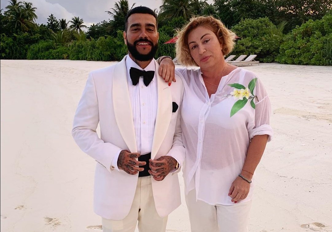 Тимати с мамой Симоной на Мальдивах