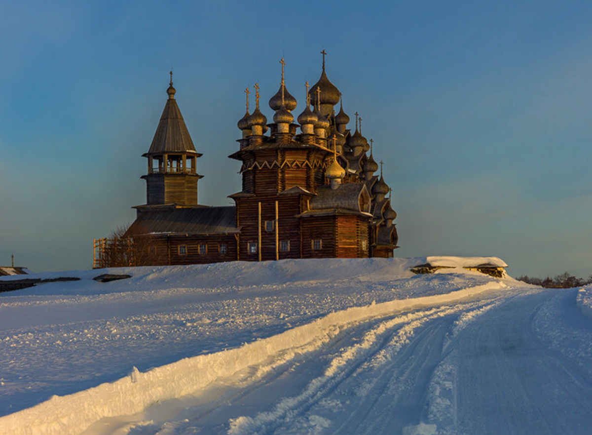 Кижи музей заповедник зимой