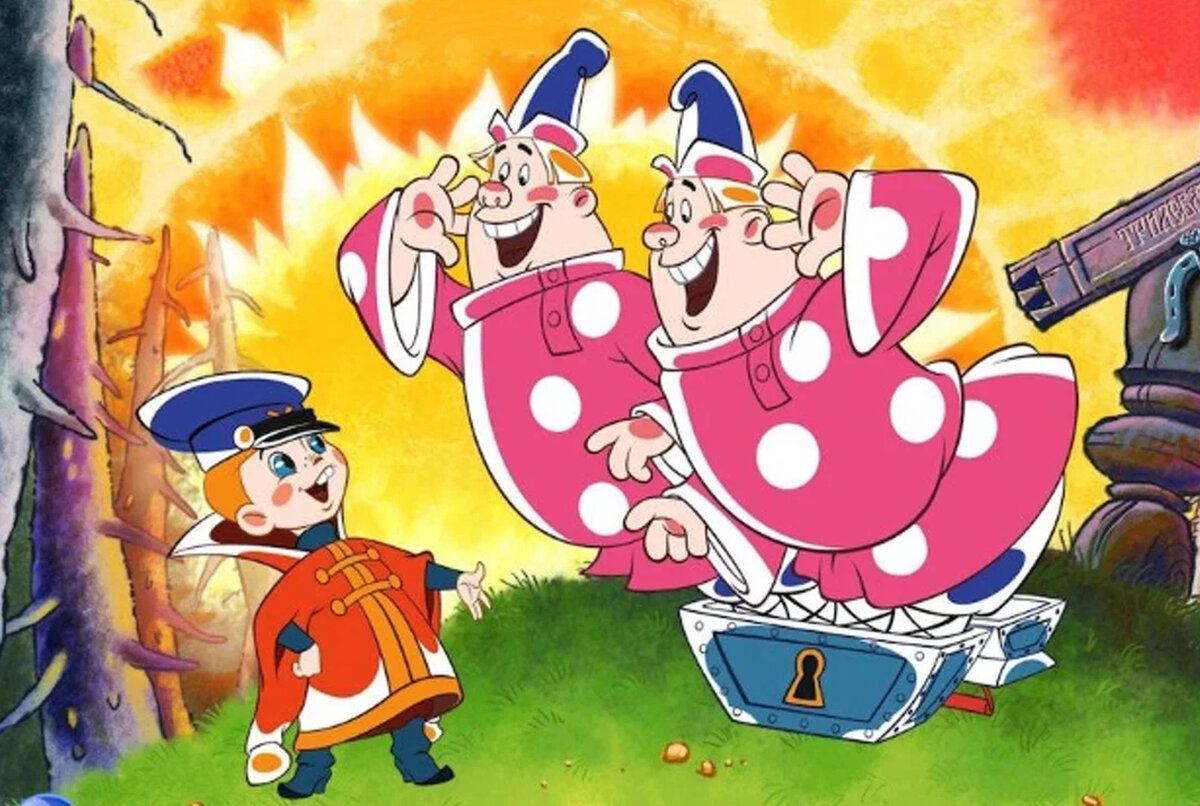 «Что новый хозяин надо?» Кадр из мультика «Вовка в Тридевятом царстве». Это просто так - для настроения!