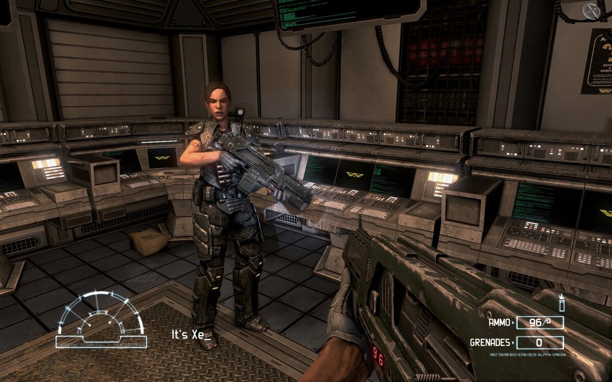 Интерфейс десантника со сканером движения