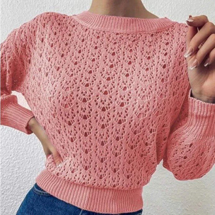 Ажурный джемпер.