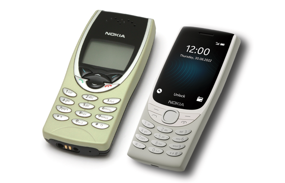 Nokia 8210 и 1999 и 2022 году