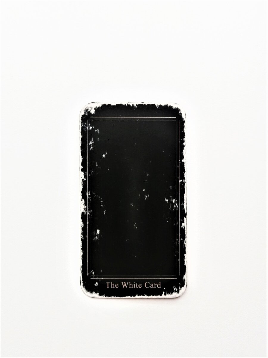 Старший Аркан Белая Карта колоды "Таро 9 грани" Сильвера и Каины