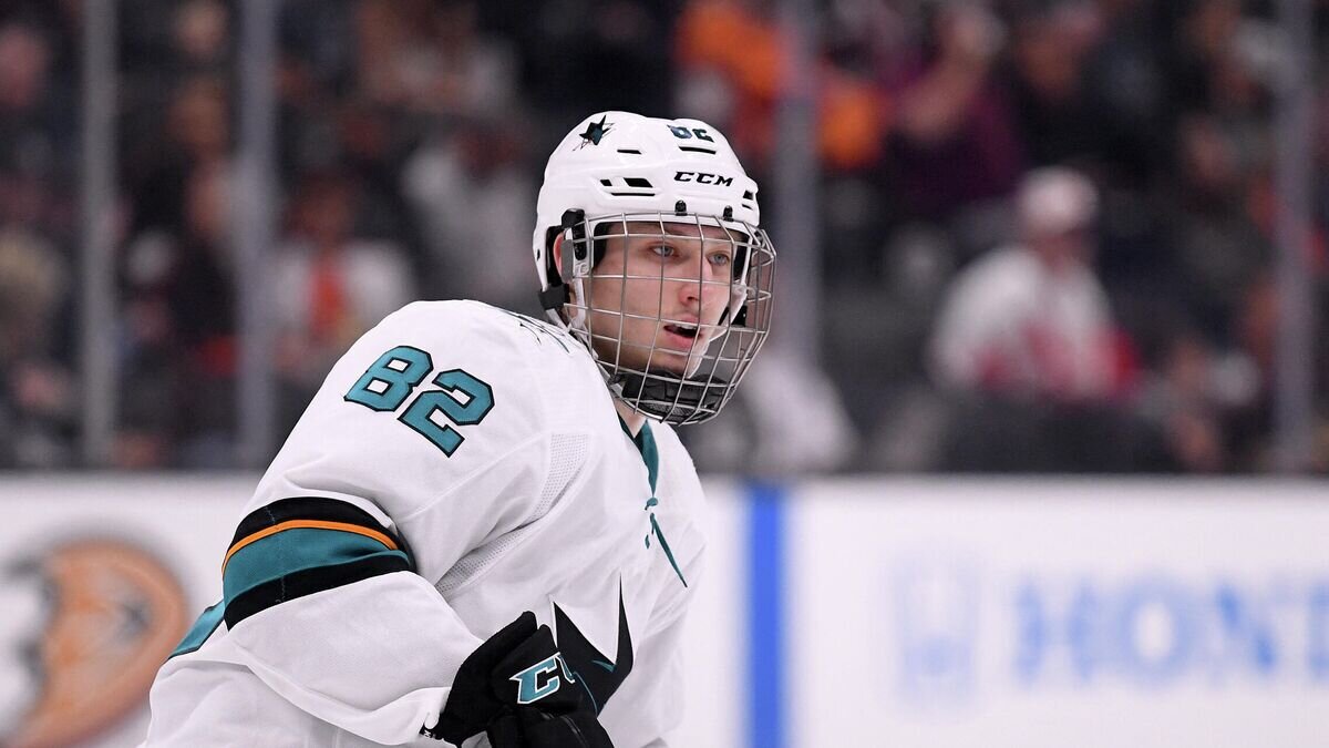    Игрок "Сан-Хосе" Иван Чехович© HARRY HOW