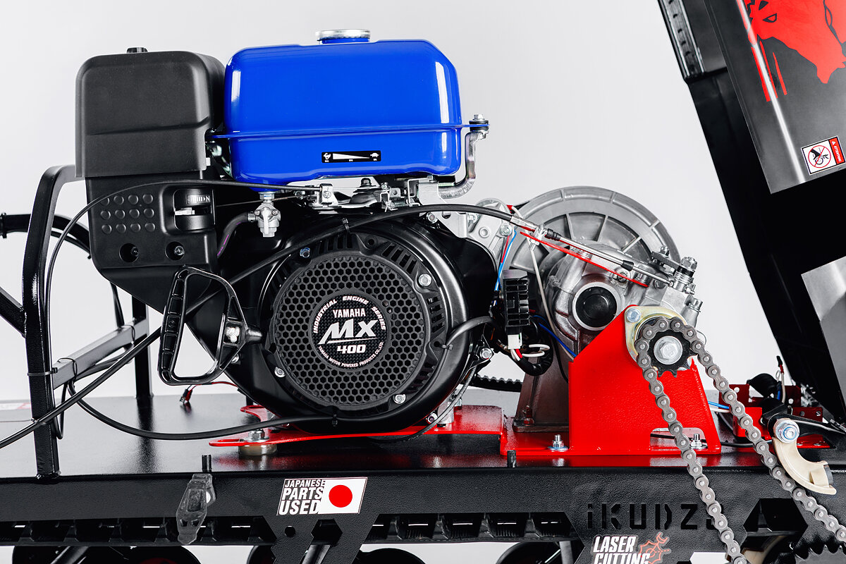 ДВС YAMAHA 15 л.с. на мотобуксировщике IKUDZO
