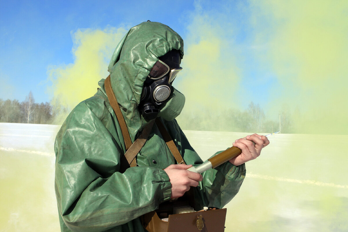 Химическая разведка на учении "Сломанная стрела"