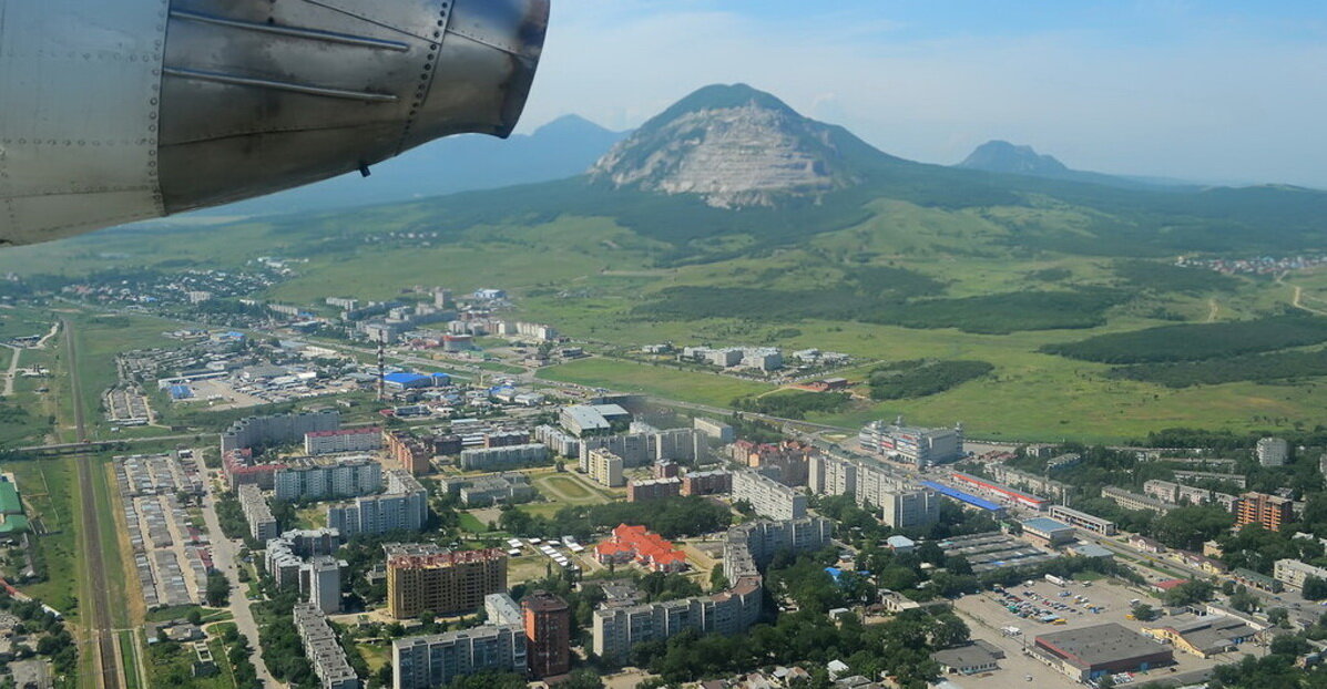 Минеральные воды город с высоты