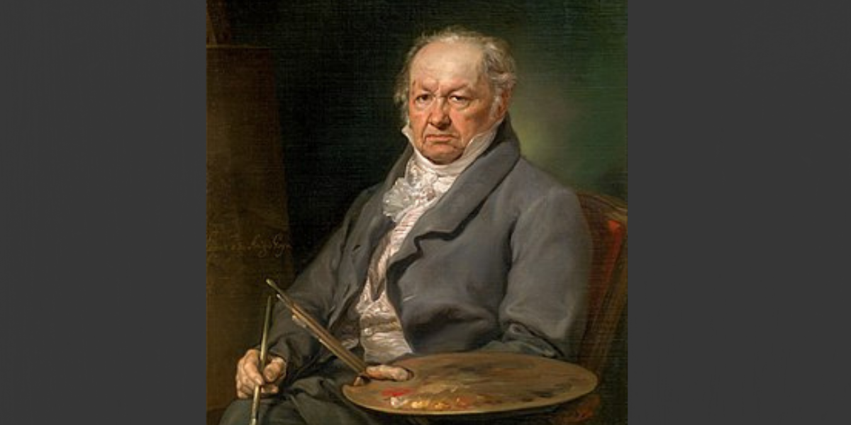 Портрет Франсиско Гойи (1746-1828). Художник Висенте Допес-и-Портанья, 1826