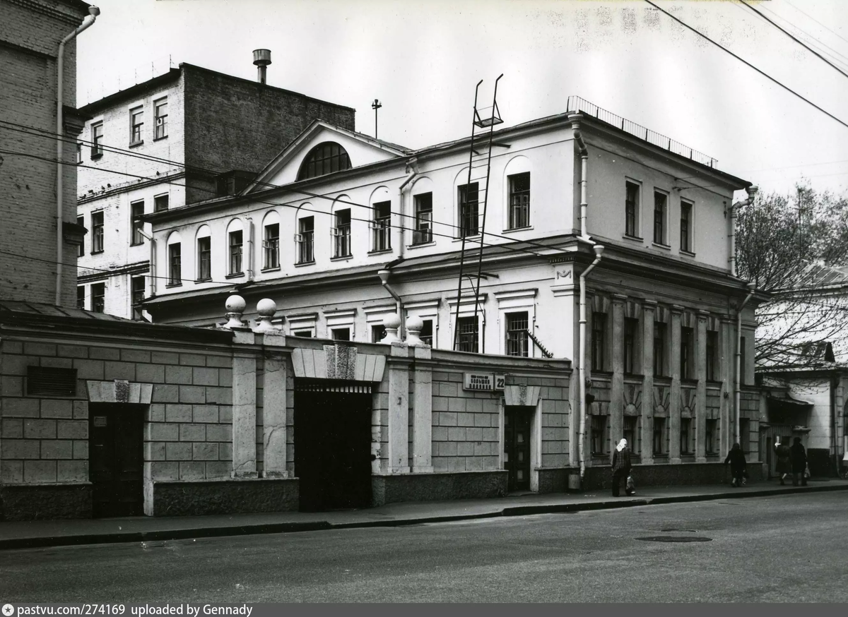 Улица Большая Полянка, дом № 22, 1982 - 1985 г. Источник: архив ЦИГИ.