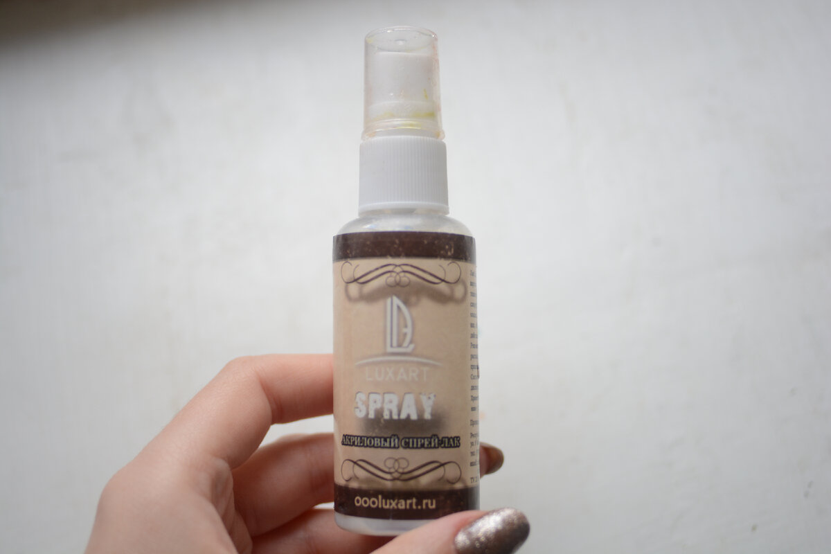 Матовый акриловый лак на водной основе, жидкий.