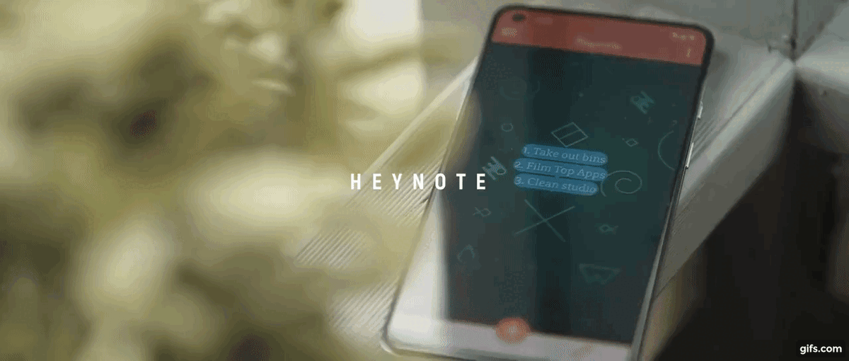 Heynote превращает обои вашего гаджета в ежедневник