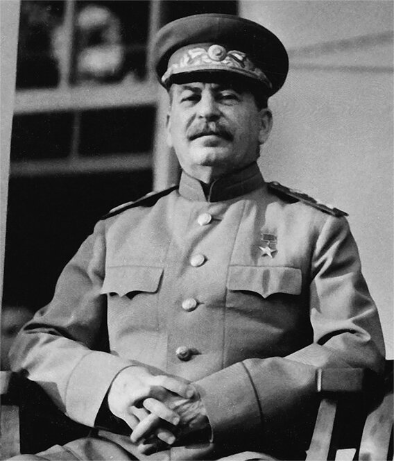 И.В. Сталин на Тегеранской конференции, 1943 год.