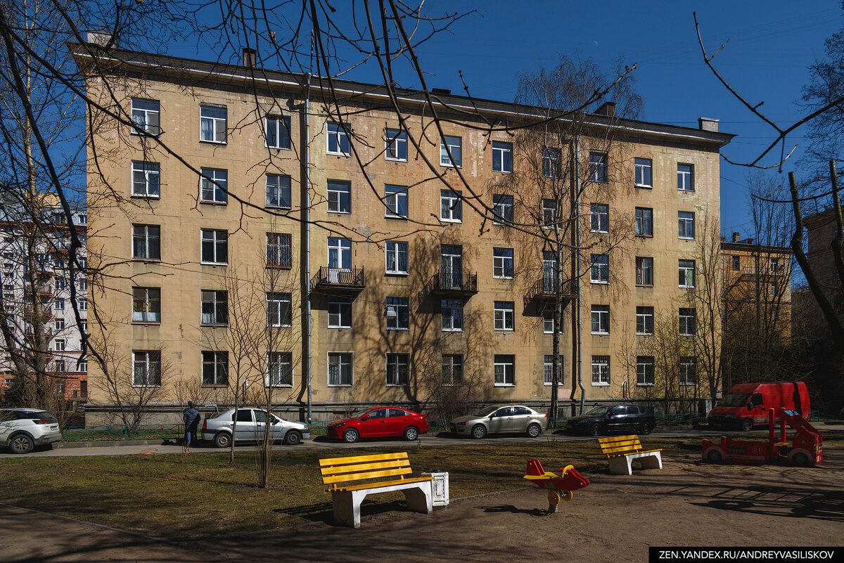 Первый крупнопанельный дом в Ленинграде. Так могли бы выглядеть 