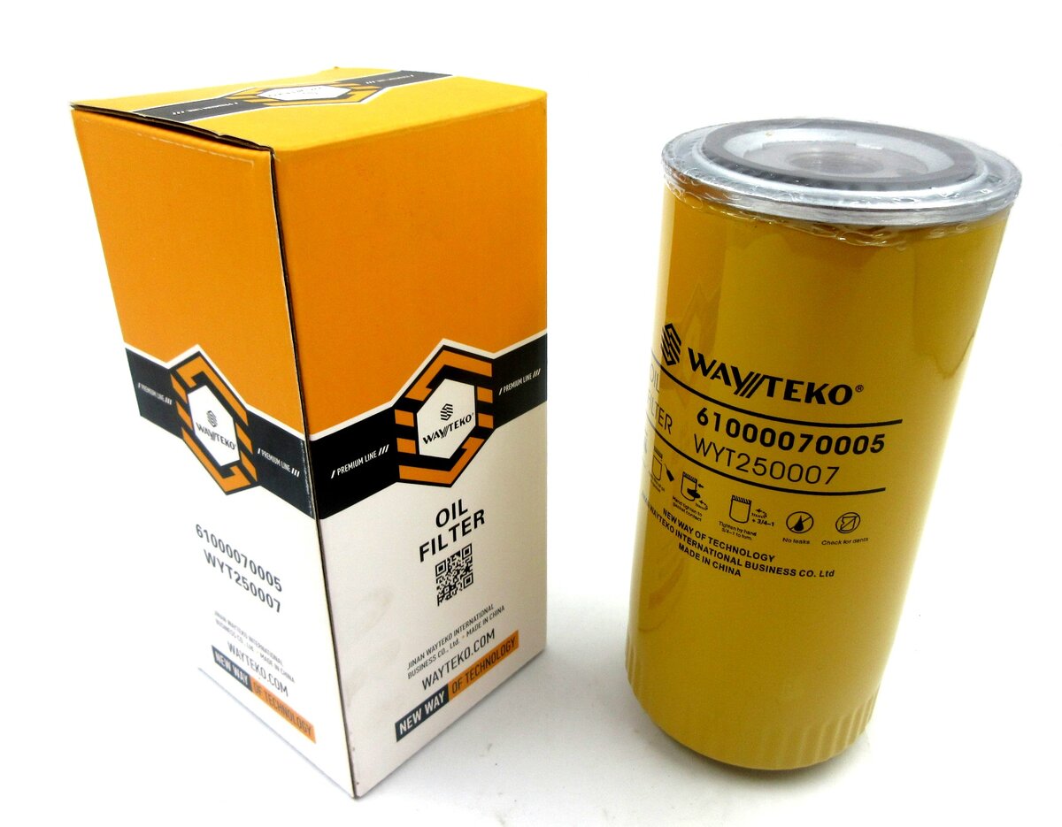 Фильтр масляный Евро2 WAYTEKO PREMIUM LINE 61000070005. Фото производителя