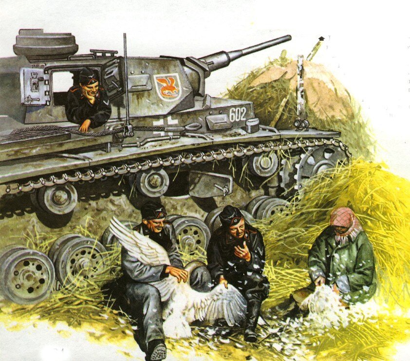 Как нарисовать экипаж танка