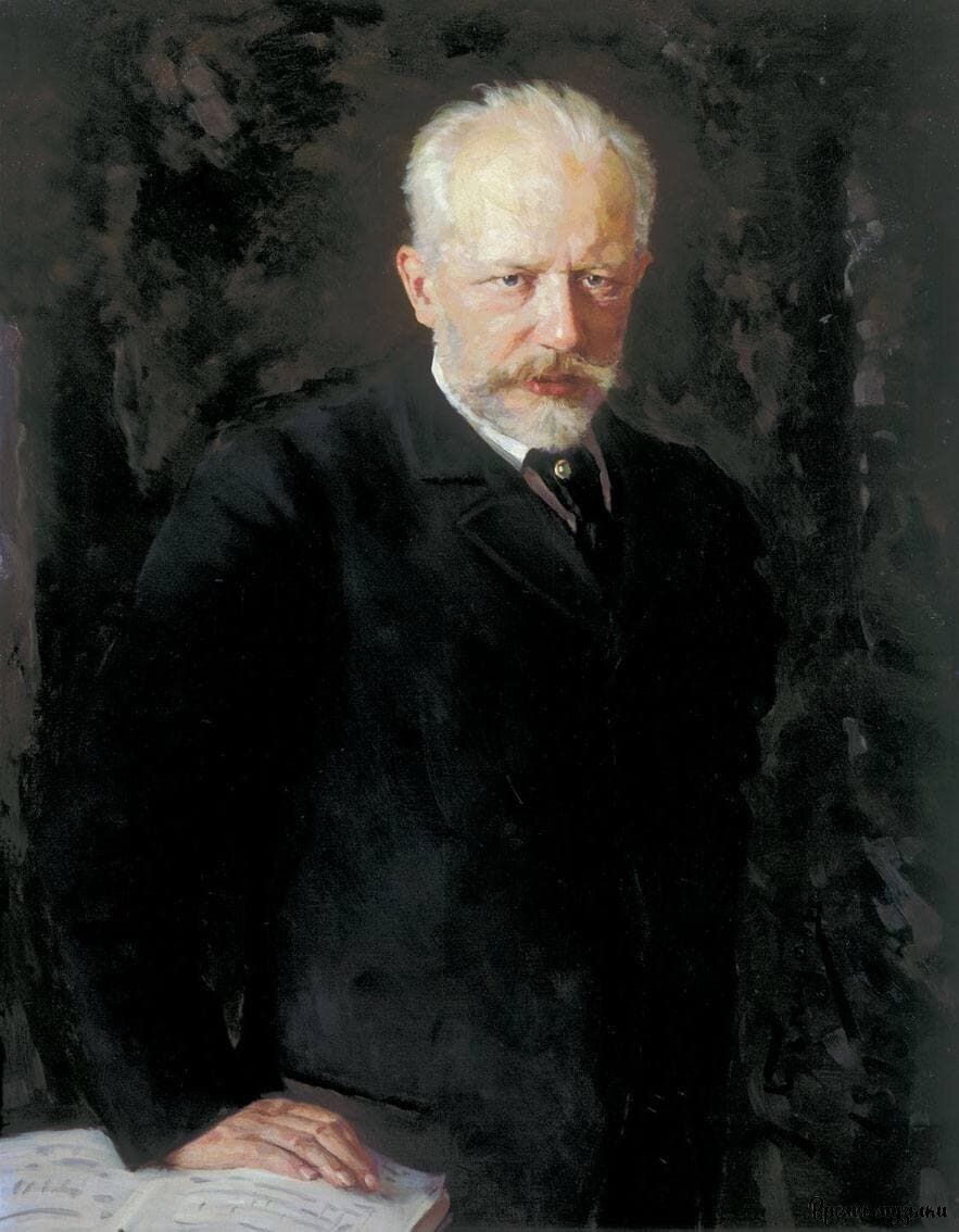 Портрет Чайковского. 1893г. Художник Николай Кузнецов. Государственная Третьяковская галерея