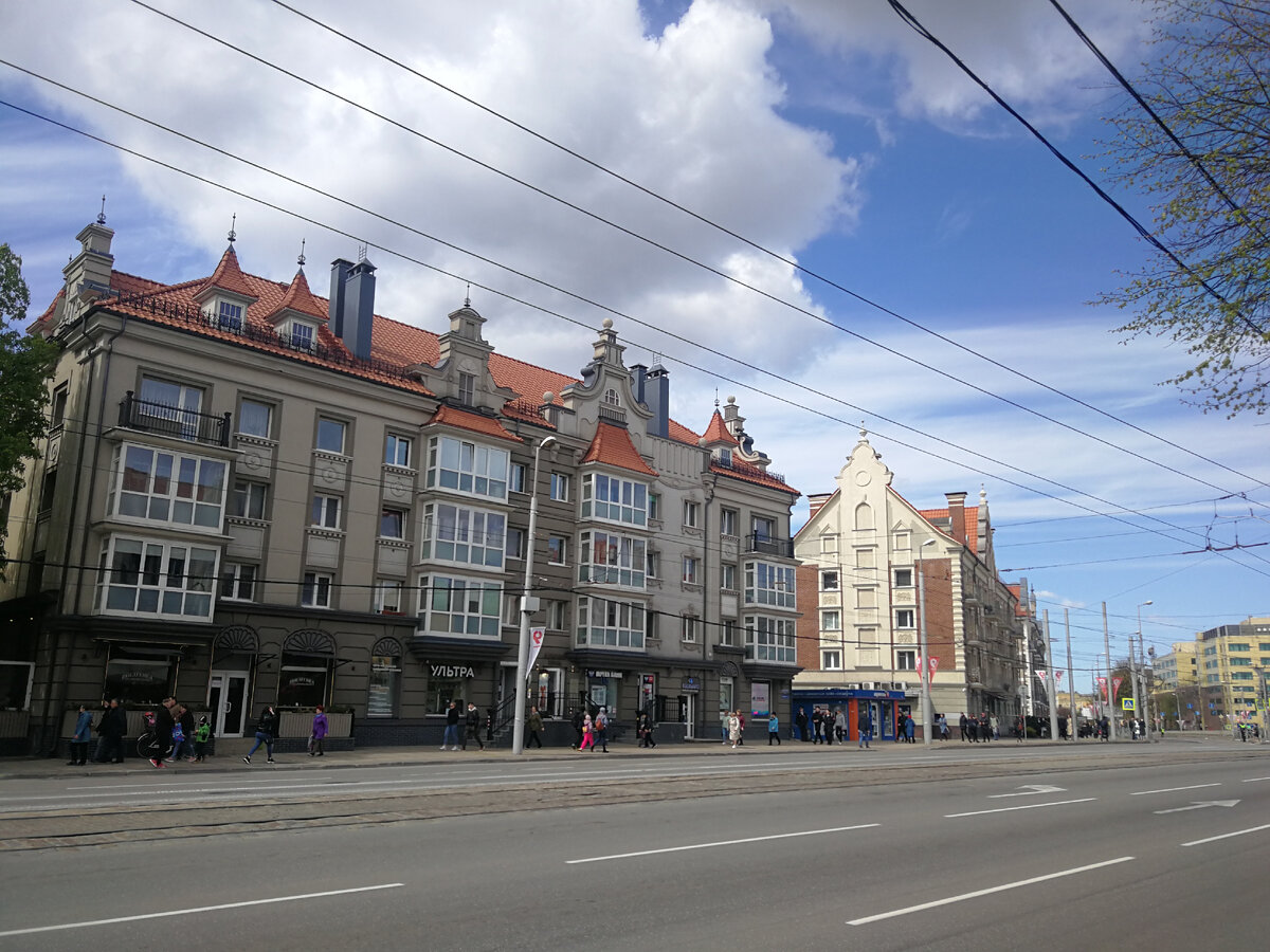 Фото автора Калининград .Ленинский проспект