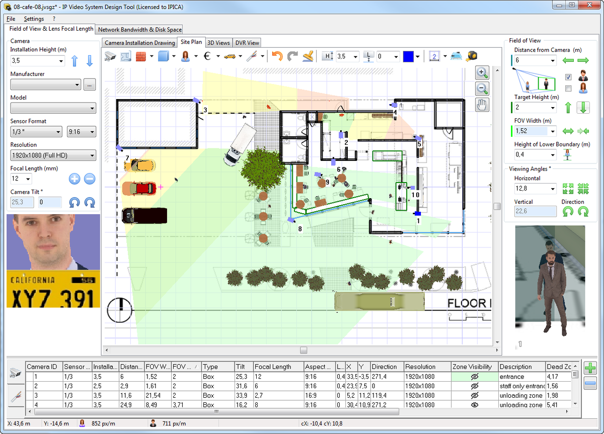Программа для проектирования видеонаблюдения. Ip video system design tool камеры. программа для проектирования систем видеонаблюдения – jvsg. easy cad. интерфейс ip video system design tool 2025.