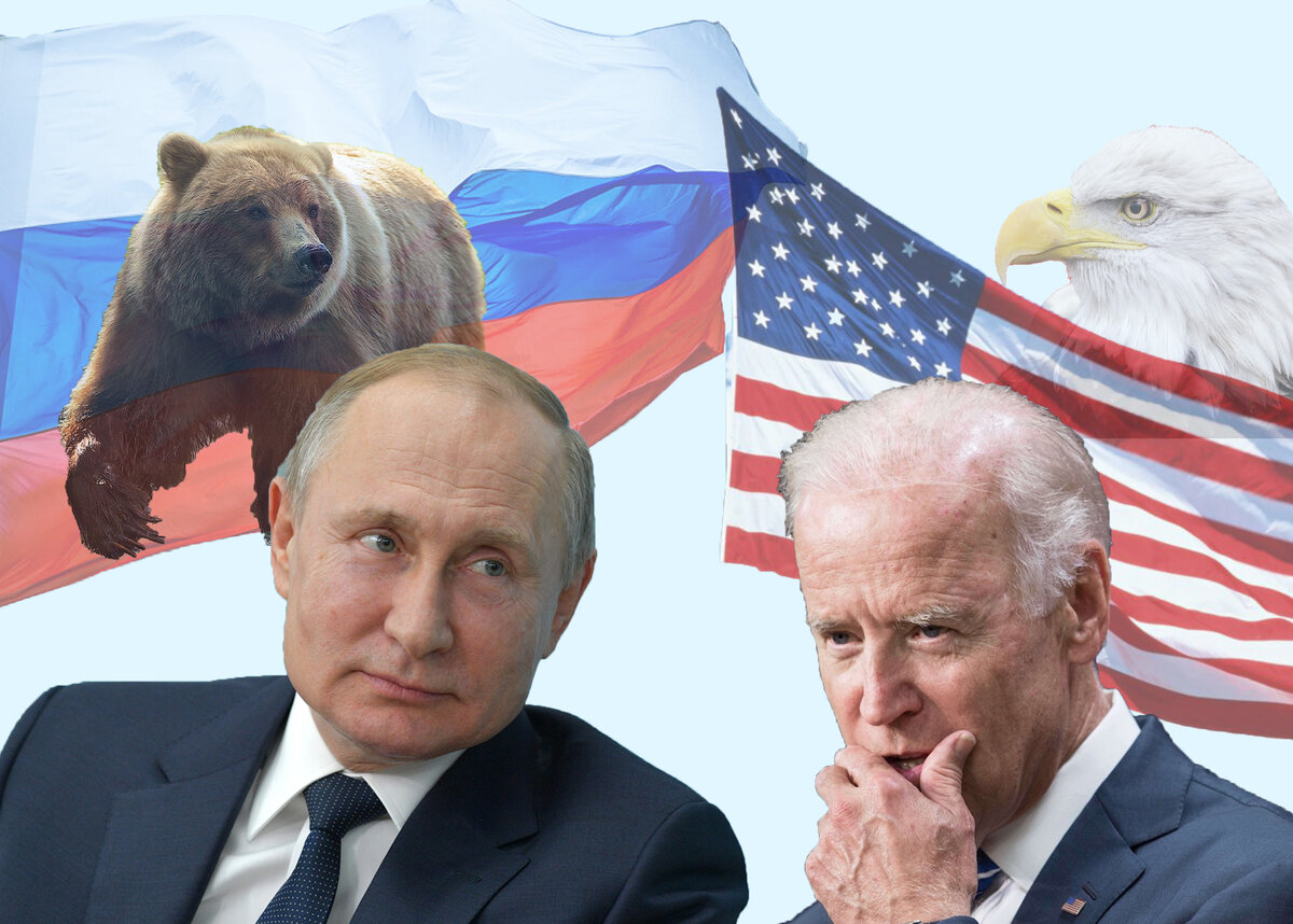 Владимир Владимирович Путин и Джо Байден.