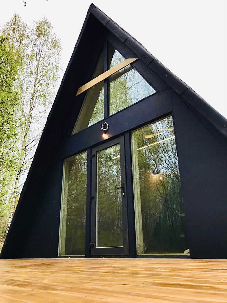 Строим A-frame дом. Крыша. Почему Ондулин | СТРОИТЕЛЬ В ЮБКЕ | Дзен