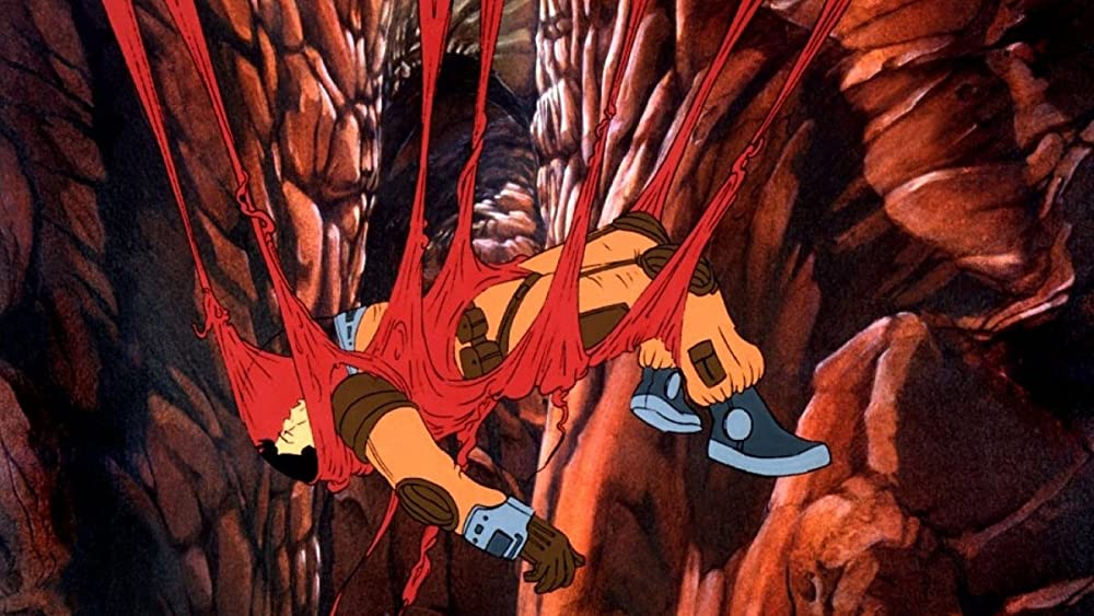 Кадр из фильма Les maîtres du temps. Режиссер: Рене Лалу. Операторы: Золтан Бачо, Андраш Клауш, Михай Ковач, Арпад Лошшончи. Производство: BBC Television Centre, Hungarofilm, Pannónia Filmmstúdió, Südwestfunk (SWF), Société Suisse de Radiodiffusion et Télévision (SSR), Télécip, TF1 Films Production, Westdeutscher Rundfunk (WDR)  