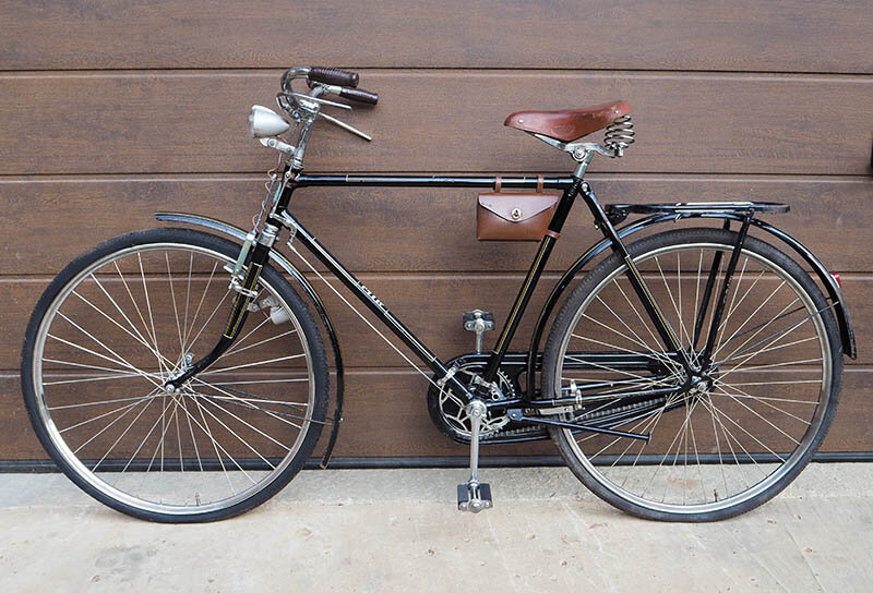 Велосипед Минского мотовелозавода В-136 "Мир" 1970 года из коллекции Веломузея Андрея Мятиева.