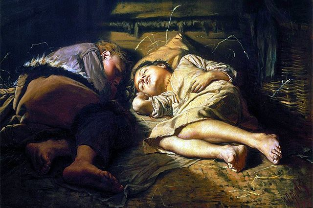 В.Перов "Спящие дети"
