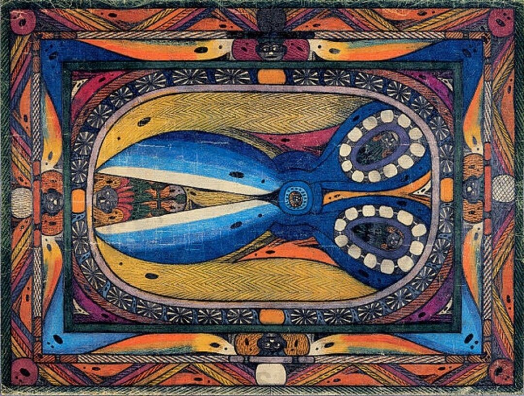 Картина Адольфа Вёльфли, жил в психиатрическом диспансере в Берне. Фото: yandex.ru
