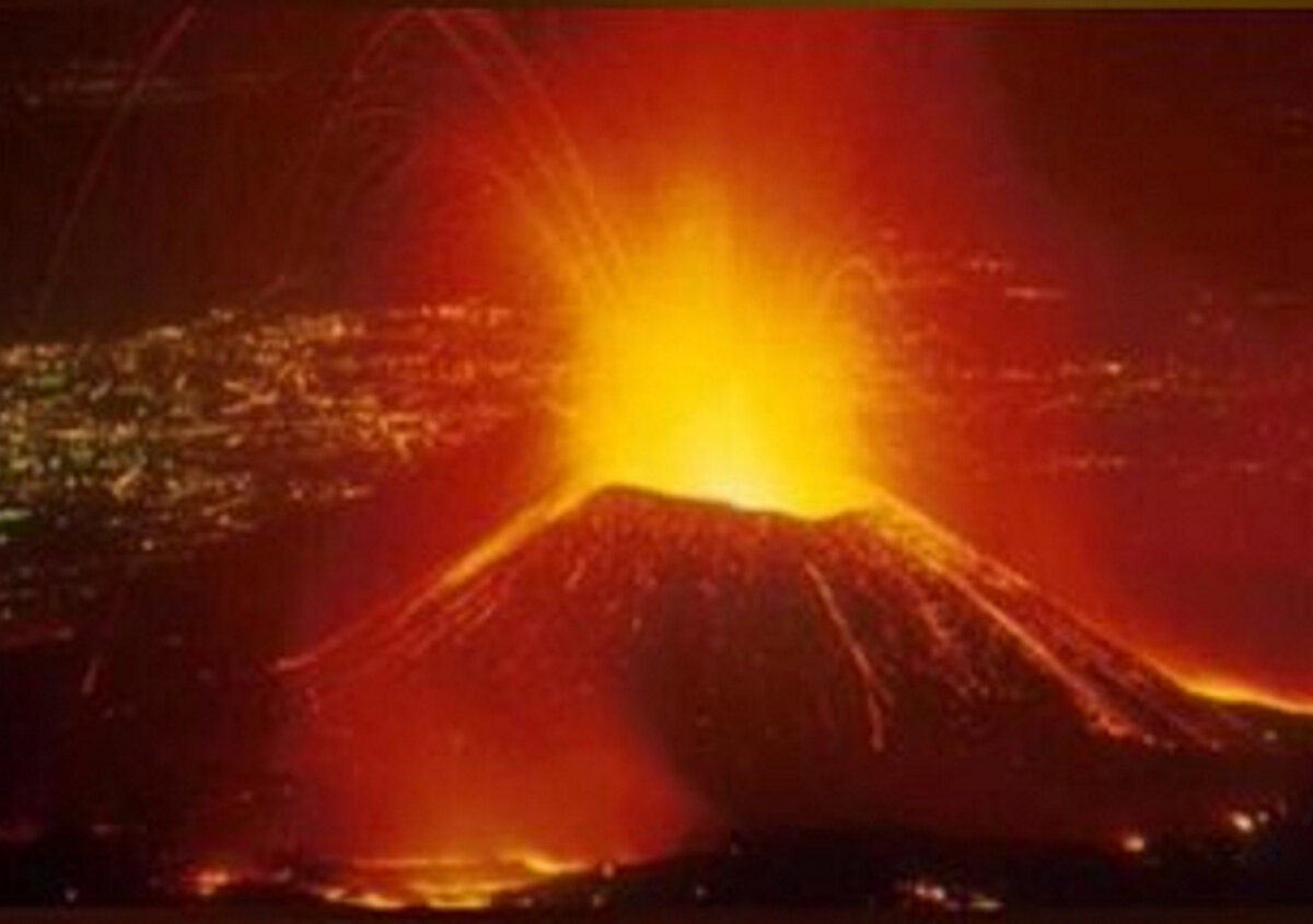 Вулкан Ньирагонго, фото из открытых источников