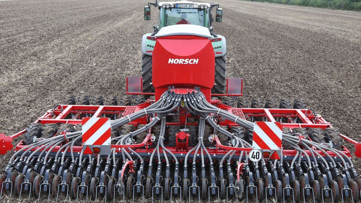 Фото: Официальный сайт Horsch Посевной комплекс Horsch Pronto 8 DC в работе