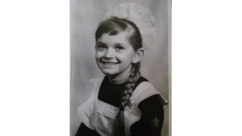 Ольга Гаврикова в детстве. Фото из личного архива О. Гавриковой