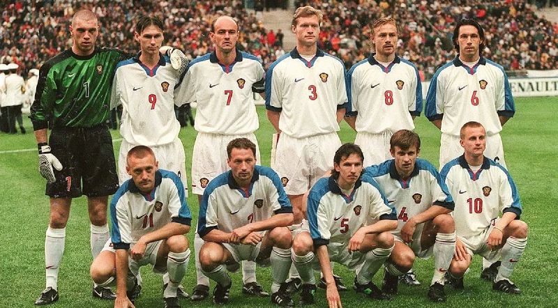 Сборная России в 1999 году. 