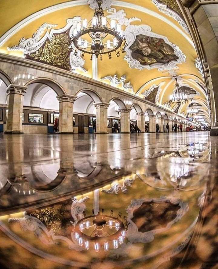 Одна из станций московского метро.