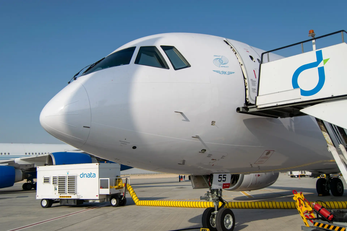 Нос самолета немного острее привычного. Фото: Tom Boon - Simple Flying