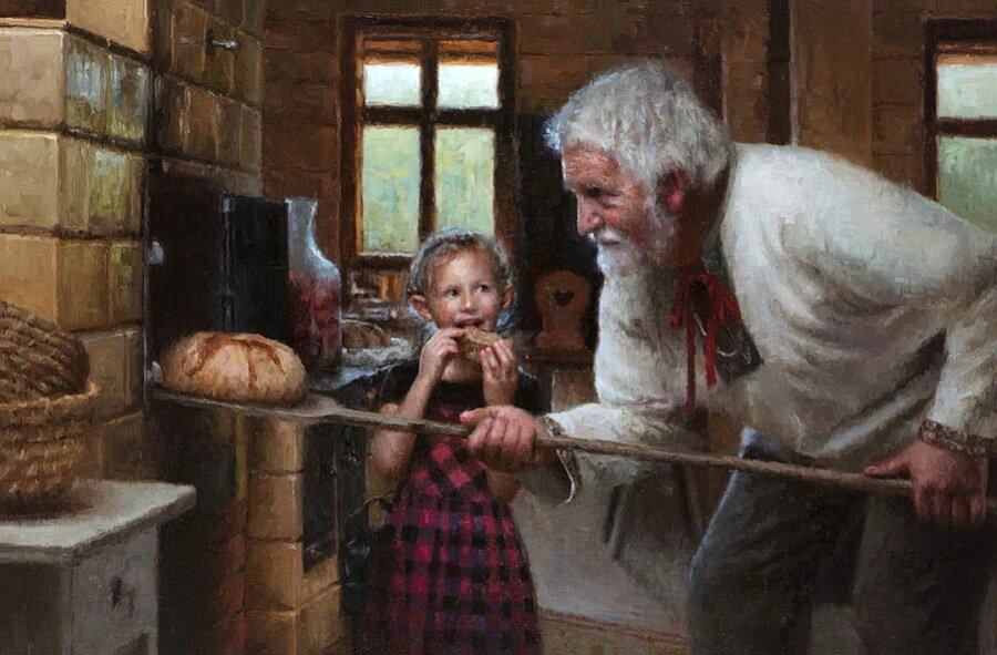 "Хлеб наш насущный" Художник Дамиан Лихошерст  (damianlechoszest.com)