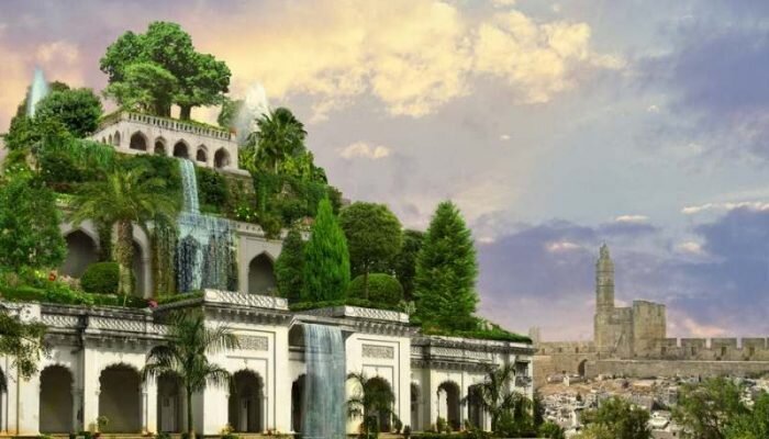 Фантазия художника на тему Садов Семирамиды. Автор неизвестен, источник - Google Images