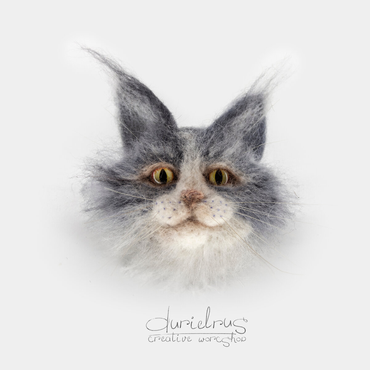 Да, это брошки-котики моей работы