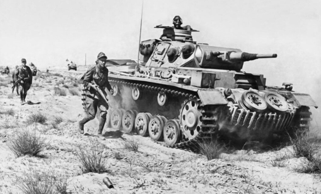 Танк Pz.Kpfw. III немецкого корпуса "Африка"