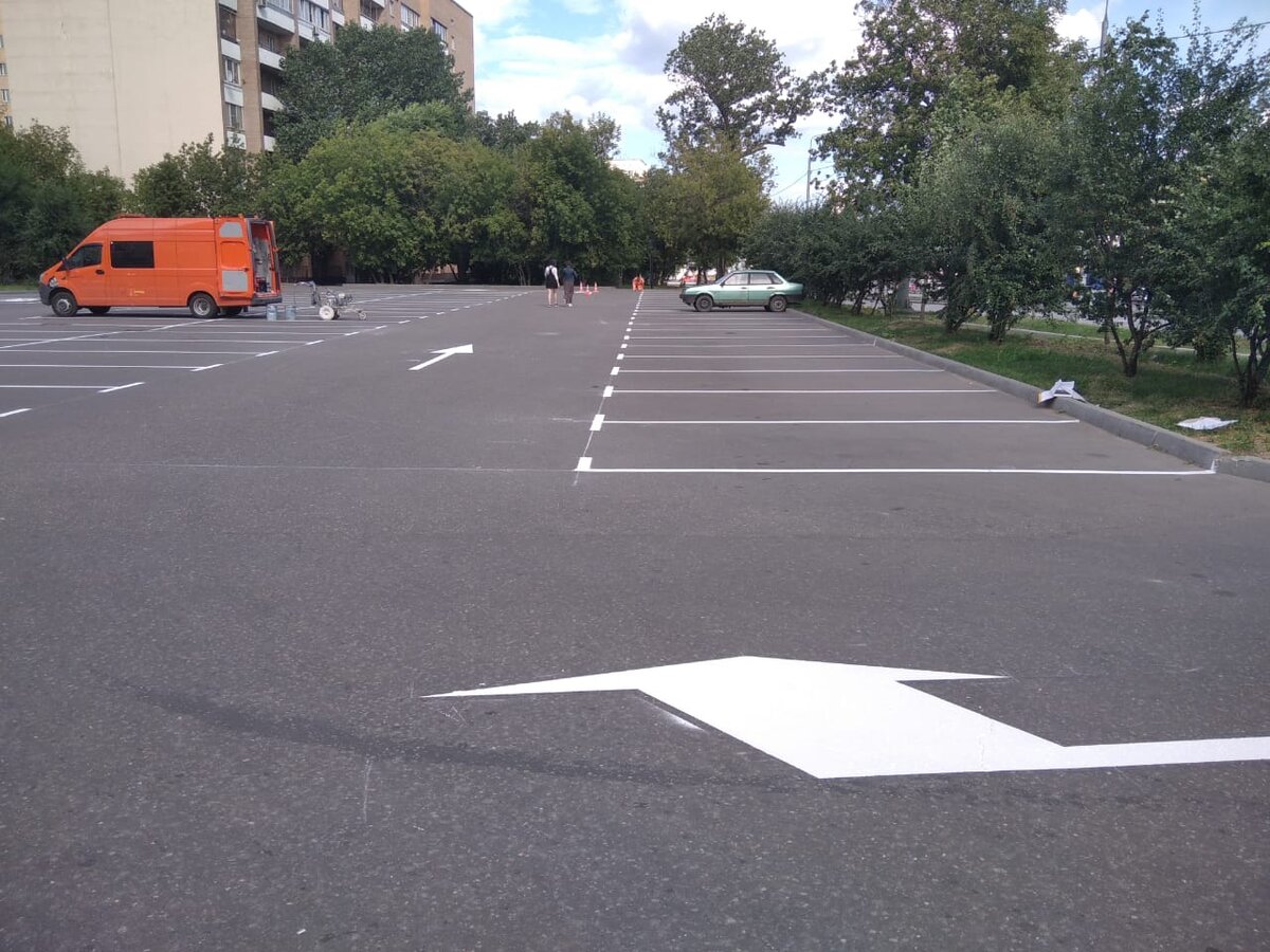 Светодиодная разметка парковки