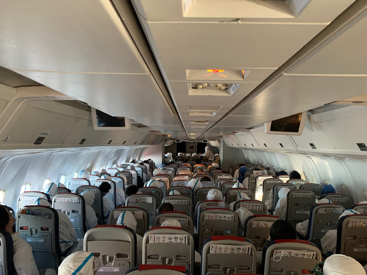 Салон самолета