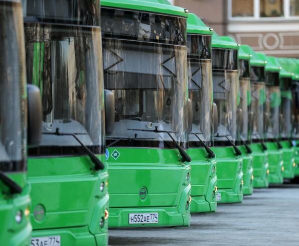 Челябинск получил 157 газомоторных автобусов 