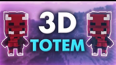 Тотем скин 3д. 3d Тотем майнкрафт. Тотемы майнкрафт для РП. Слив 3d тотемов. РП 3д Тотем капибара.