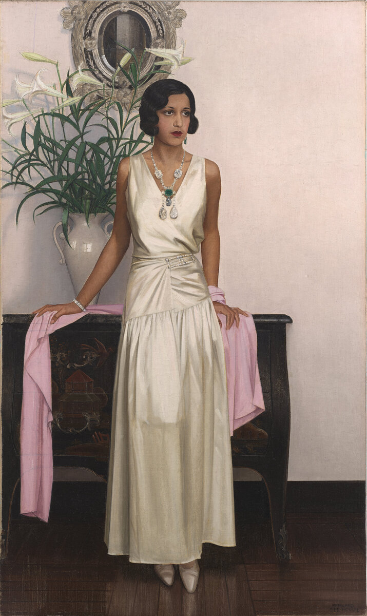  Махарани Шримант Акханд Сахиб Субхагьявати Саньогита Бай Холкар. Из свободных источников.